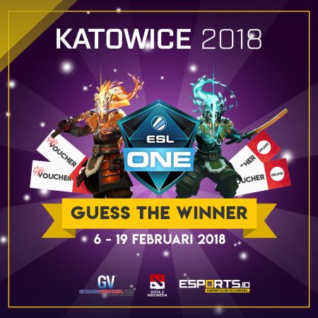 Tebak Juara ESL One Katowice 2018 Berhadiah Arcana DOTA 2!