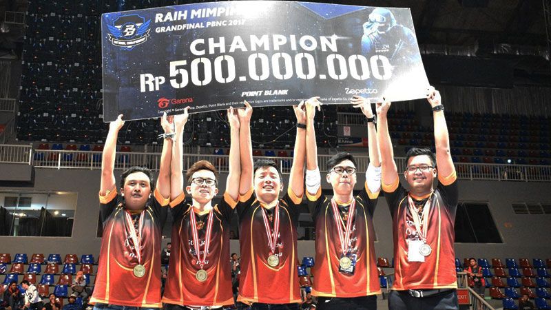 PBNC 2017: Raih Gelar Juara, RRQ Kantongi 500 Juta dan Tiket ke PBIC