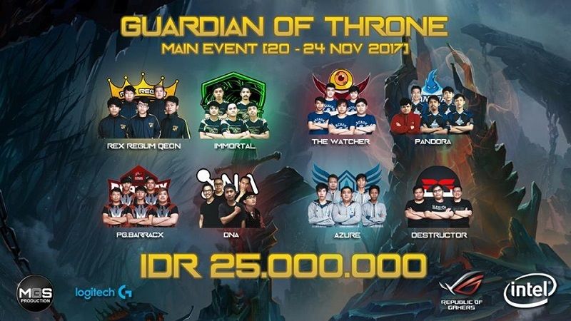 Lanjutkan Performa Apik, PG.Barracx Sabet Juara Guardian of Throne