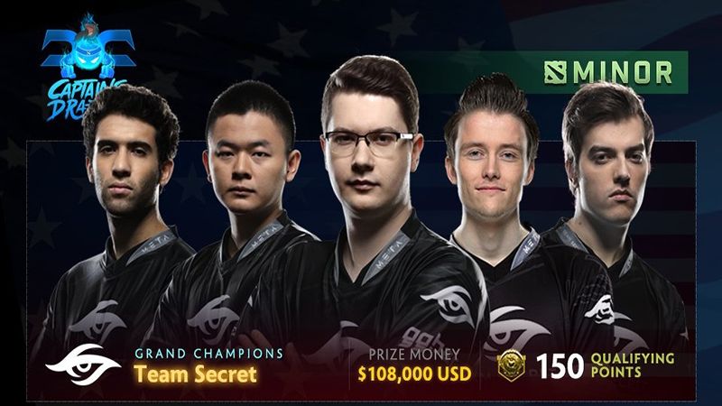 Aksi 'Comeback' Team Secret Berbuah Juara di Captain's Draft Minor