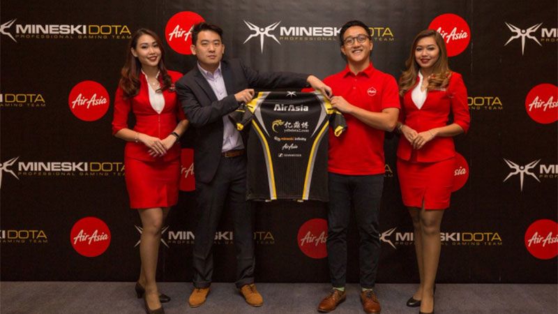 AirAsia Siap 'Terbangkan' Mineski, Dukungan Terhadap eSports di SEA