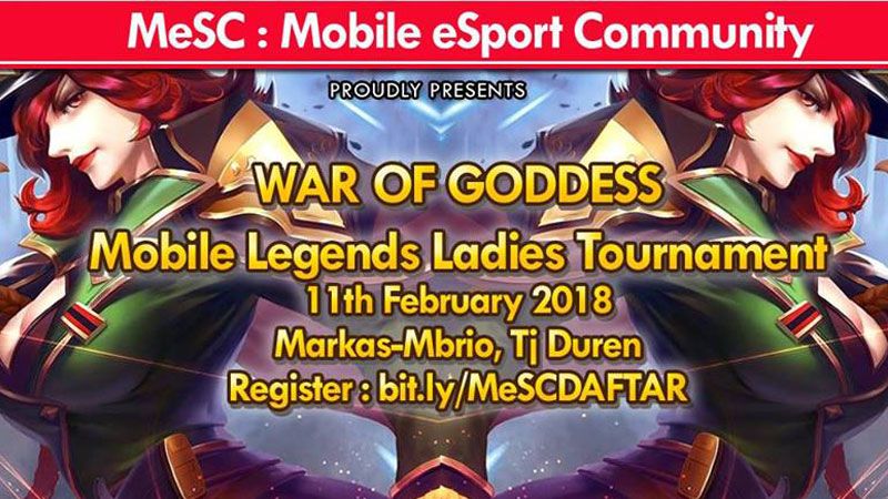 Delapan Tim eSports Wanita Tarung di 'War of Goddess'