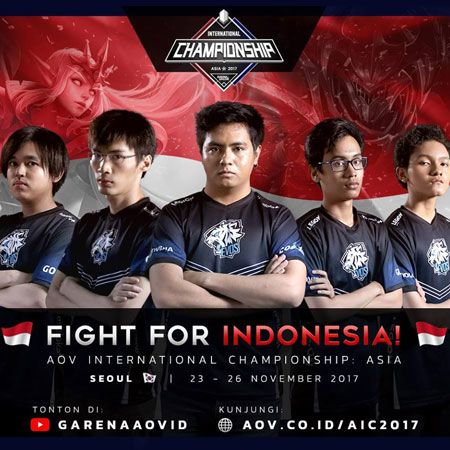 Dukung EVOS.AOV di AIC 2017, Nonton dan Menangkan Hadiah!