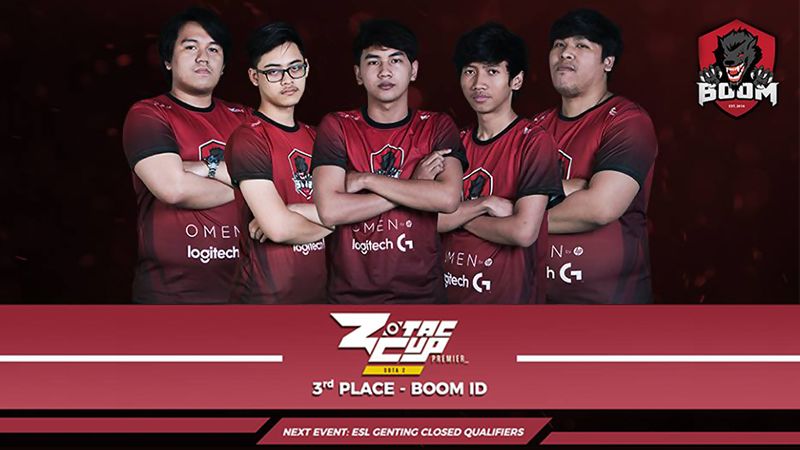 Belum Beruntung, Boom.ID Hanya Rengkuh Juara Ketiga di ZOTAC Cup Premier