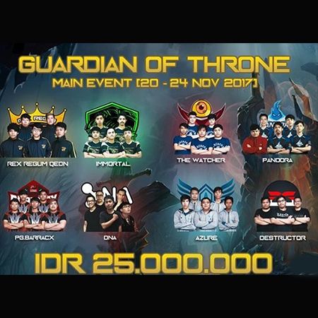 Lanjutkan Performa Apik, PG.Barracx Sabet Juara Guardian of Throne